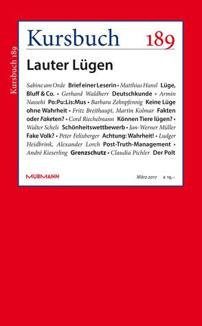 Kursbuch 189 von Felixberger,  Peter, Nassehi,  Armin