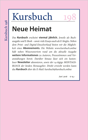 Kursbuch 198 von Felixberger,  Peter, Nassehi,  Armin