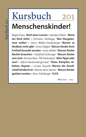 Kursbuch 201 von Felixberger,  Peter, Nassehi,  Armin