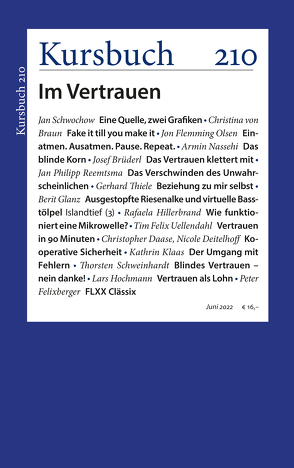 Kursbuch 210 von Anderl,  Sibylle, Felixberger,  Peter, Nassehi,  Armin