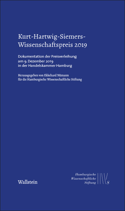 Kurt-Hartwig-Siemers-Wissenschaftspreis 2019 von Nümann,  Ekkehard