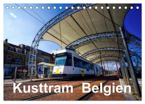 Kusttram Belgien (Tischkalender 2024 DIN A5 quer), CALVENDO Monatskalender von Poling,  André