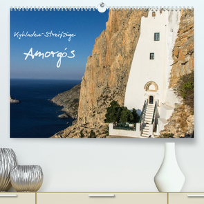 Kykladen-Streifzüge: Amorgós (Premium, hochwertiger DIN A2 Wandkalender 2022, Kunstdruck in Hochglanz) von Blume,  Henning