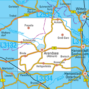 L3134 Arendsee (Altmark) Topographische Karte 1:50000