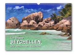 La Digue – Seychellen (Wandkalender 2024, A3 quer) von Höcker,  Frank