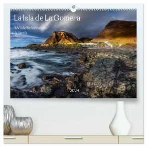 La Isla de La Gomera – Wilde Schönheit im Atlantik (hochwertiger Premium Wandkalender 2024 DIN A2 quer), Kunstdruck in Hochglanz von Black alias Ulrich Schön,  Raven