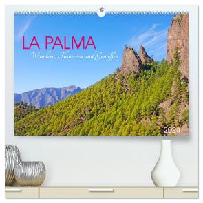 La Palma. Wandern, Flanieren und Genießen (hochwertiger Premium Wandkalender 2024 DIN A2 quer), Kunstdruck in Hochglanz von M. Laube,  Lucy