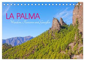 La Palma. Wandern, Flanieren und Genießen (Tischkalender 2024 DIN A5 quer), CALVENDO Monatskalender von M. Laube,  Lucy