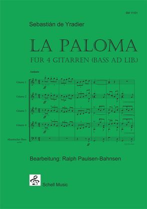 La Paloma von de Yradier ,  Sebastiàn, Paulsen-Bahnsen,  Ralph