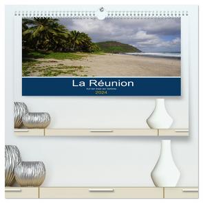 La Réunion – Auf der Insel der Gefühle (hochwertiger Premium Wandkalender 2024 DIN A2 quer), Kunstdruck in Hochglanz von Löwe,  Karsten