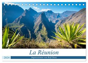 La Réunion – Impressionen von Rolf Dietz (Tischkalender 2024 DIN A5 quer), CALVENDO Monatskalender von Dietz,  Rolf