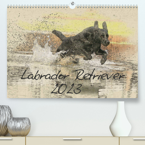 Labrador Retriever 2023 (Premium, hochwertiger DIN A2 Wandkalender 2023, Kunstdruck in Hochglanz) von Redecker,  Andrea