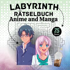Labyrinth Rätselbuch Anime und Manga für Teenager, Kinder und Erwachsene Beschäftigungsbuch Aktivitätsbuch von Ways,  Sunnie