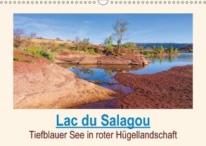 Lac du Salagou – Tiefblauer See in roter Hügellandschaft (Wandkalender 2018 DIN A3 quer) von LianeM