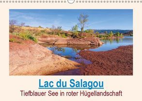 Lac du Salagou – Tiefblauer See in roter Hügellandschaft (Wandkalender 2019 DIN A3 quer) von LianeM