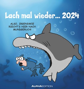 Lach mal wieder… 2024 – Postkarten-Kalender – Kalender-mit-Postkarten – zum-raustrennen – 16×17