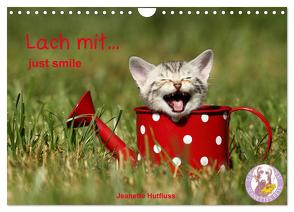 lach mit…just smile (Wandkalender 2024 DIN A4 quer), CALVENDO Monatskalender von Hutfluss,  Jeanette