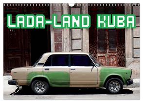 LADA-LAND KUBA (Wandkalender 2024 DIN A3 quer), CALVENDO Monatskalender von von Loewis of Menar,  Henning