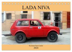 LADA NIVA – Russlands Dauer-Läufer (Tischkalender 2024 DIN A5 quer), CALVENDO Monatskalender von von Loewis of Menar,  Henning