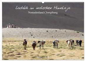 Ladakh im indischen Himalaja – Nomadenland Changthang – Bergweh ® (Wandkalender 2024 DIN A2 quer), CALVENDO Monatskalender von Esser,  Barbara