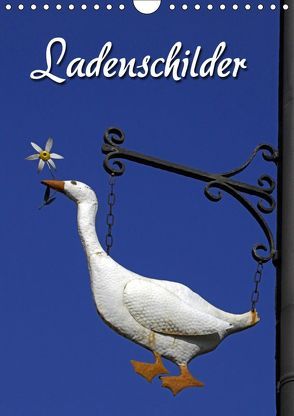 Ladenschilder (Wandkalender 2019 DIN A4 hoch) von Berg,  Martina