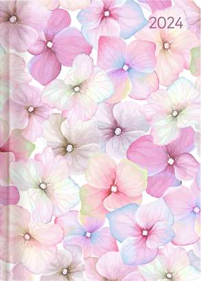 Ladytimer Blossoms 2024 – Blüte – Taschenkalender A6 (10,7×15,2 cm) – Weekly – 192 Seiten – Notiz-Buch – Termin-Planer – Alpha Edition
