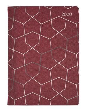 Ladytimer Glamour Pattern 2020 – Taschenplaner – Taschenkalender A6 – Weekly – 192 Seiten – Metallicprägung Muster von ALPHA EDITION