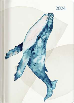 Ladytimer Grande Aquarell 2024 – Taschen-Kalender A5 (15×21 cm) – Leuchtturm – Notiz-Buch – Weekly – 128 Seiten – Alpha Edition