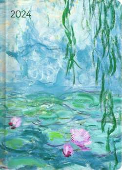 Ladytimer Monet 2024 – Taschenkalender A6 (10,7×15,2 cm) – Weekly – 192 Seiten – Notiz-Buch – Termin-Planer – Alpha Edition