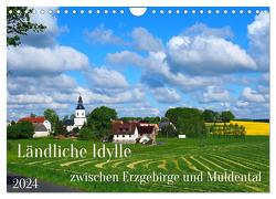 Ländliche Idylle zwischen Erzgebirge und Muldental (Wandkalender 2024 DIN A4 quer), CALVENDO Monatskalender von Seidel,  Thilo