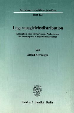Lagerausgleichsdistribution. von Schweiger,  Alfred