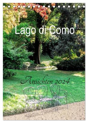 Lago di Como Ansichten 2024 (Tischkalender 2024 DIN A5 hoch), CALVENDO Monatskalender von Hennings,  Christian