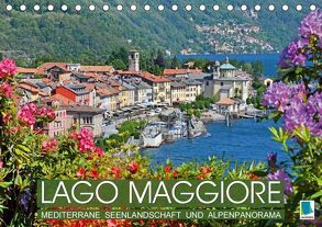 Lago Maggiore: mediterrane Seenlandschaft und Alpenpanorama (Tischkalender 2018 DIN A5 quer) von CALVENDO
