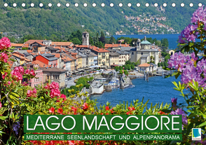 Lago Maggiore: mediterrane Seenlandschaft und Alpenpanorama (Tischkalender 2021 DIN A5 quer) von CALVENDO