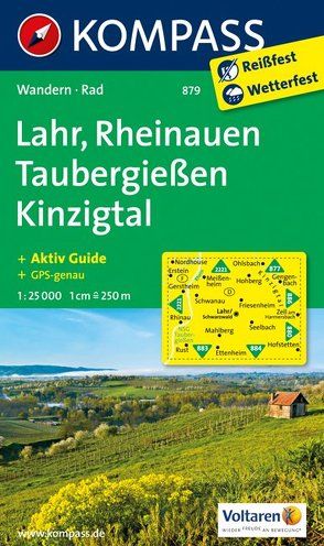 KOMPASS Wanderkarte Lahr – Rheinauen – Taubergießen – Kinzigtal von KOMPASS-Karten GmbH