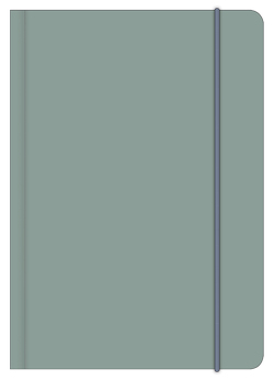 LAKE 12×17 cm – Blankbook – 240 blanko Seiten – Softcover – gebunden