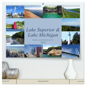 Lake Superior & Lake Michigan (hochwertiger Premium Wandkalender 2024 DIN A2 quer), Kunstdruck in Hochglanz von Rothenhöfer,  Martin