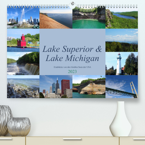 Lake Superior & Lake Michigan (Premium, hochwertiger DIN A2 Wandkalender 2023, Kunstdruck in Hochglanz) von Rothenhöfer,  Martin