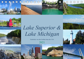Lake Superior & Lake Michigan (Tischkalender 2021 DIN A5 quer) von Rothenhöfer,  Martin