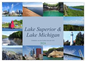 Lake Superior & Lake Michigan (Wandkalender 2024 DIN A2 quer), CALVENDO Monatskalender von Rothenhöfer,  Martin
