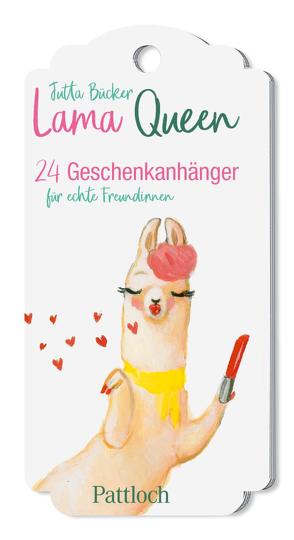 Lama Queen – 24 Geschenkanhänger von Bücker,  Jutta