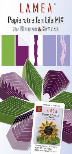 LAMEA Papierstreifen Lila Mix