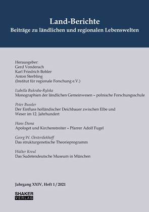 Land-Berichte. Beiträge zu ländlichen und regionalen Lebenswelten. von Bohler,  Karl Friedrich, Sterbling,  Anton, Vonderach,  Gerd