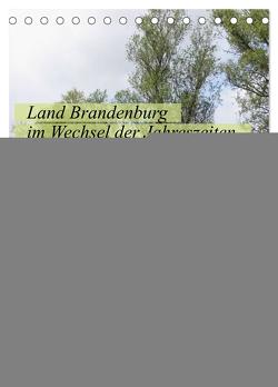 Land Brandenburg im Wechsel der Jahreszeiten (Tischkalender 2024 DIN A5 hoch), CALVENDO Monatskalender von Frost,  Anja