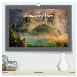 Land der Bären (hochwertiger Premium Wandkalender 2024 DIN A2 quer), Kunstdruck in Hochglanz von Wunderlich,  Simone