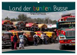 Land der bunten Busse – Guatemala (Wandkalender 2024 DIN A2 quer), CALVENDO Monatskalender von Flori0,  Flori0