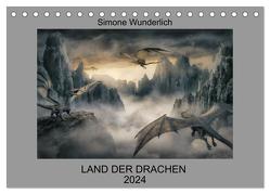 Land der Drachen (Tischkalender 2024 DIN A5 quer), CALVENDO Monatskalender von Wunderlich,  Simone