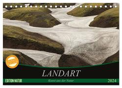 Landart – Kunst aus der Natur (Tischkalender 2024 DIN A5 quer), CALVENDO Monatskalender