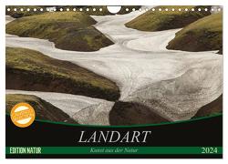 Landart – Kunst aus der Natur (Wandkalender 2024 DIN A4 quer), CALVENDO Monatskalender
