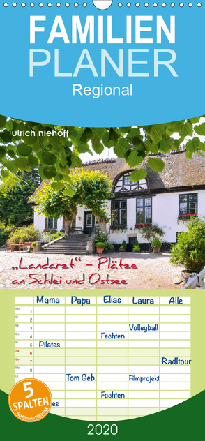 „Landarzt“ – Plätze an Schlei und Ostsee – Familienplaner hoch (Wandkalender 2020 , 21 cm x 45 cm, hoch) von Niehoff,  Ulrich